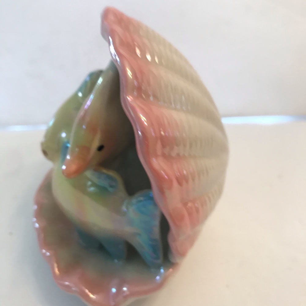Vintage Ceramic Shell & Fish - Picture 3 of 6
